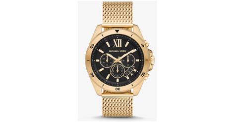 michael kors brecken|Michael Kors gold mesh watch.